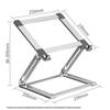 HAILE AC-9L Adjustable Foldable Aluminum Laptop Stand