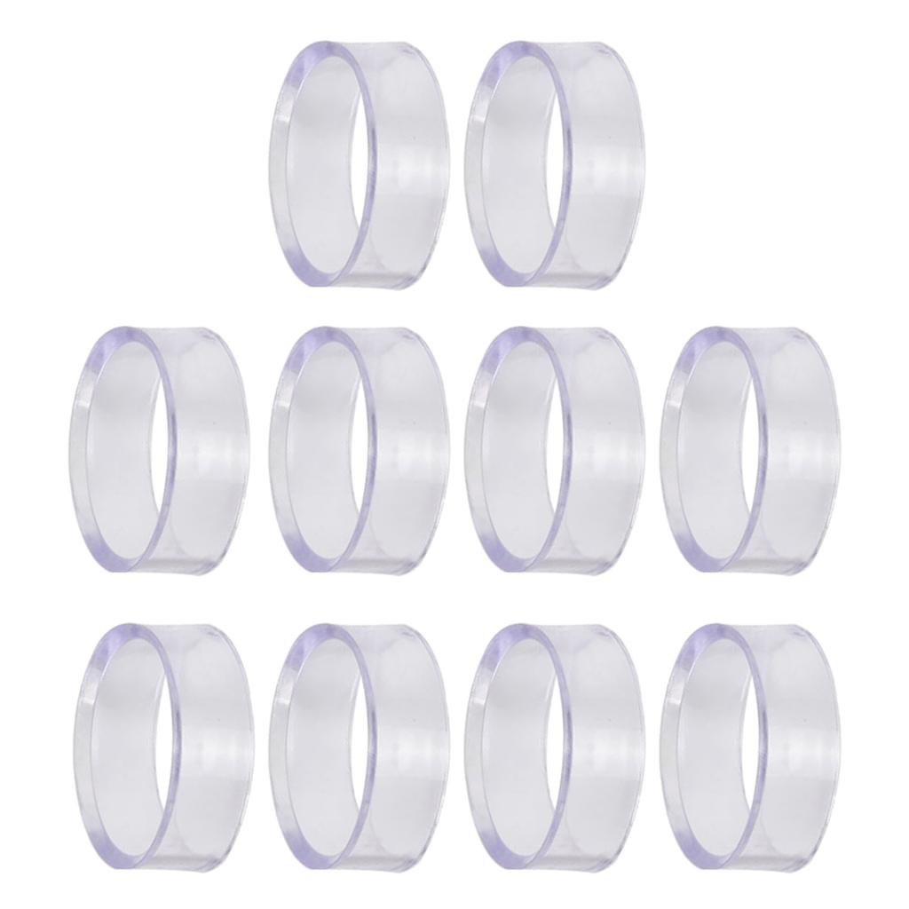 10Pcs Baseball Stands Plastic Round Display Stand Clear Rings Plastic Display Holders Sphere Stand for Baseball Tennis