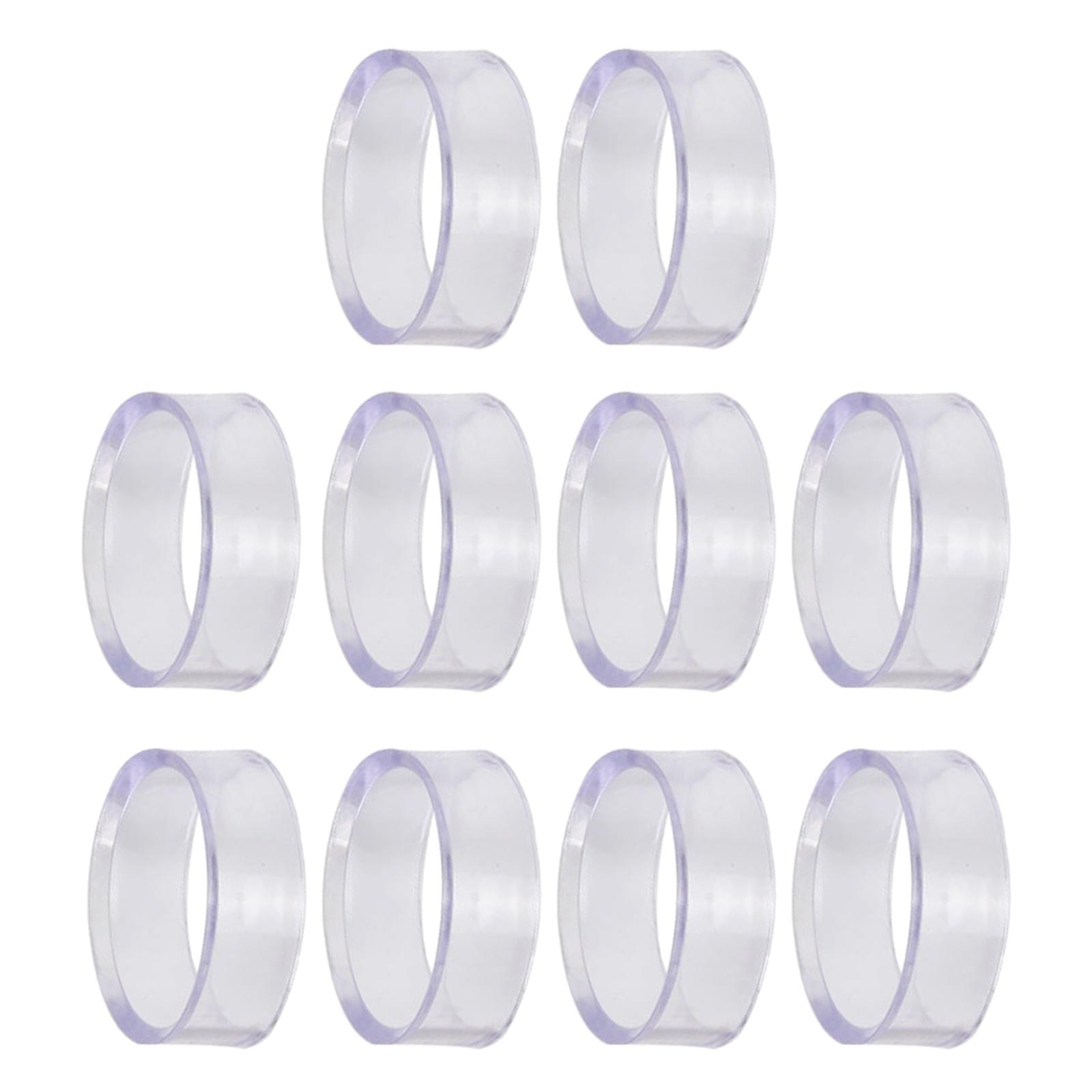 

10 шт. Подставки для бейсбола Пластиковая круглая подставка для дисплея Прозрачные кольца Пластиковые держатели для дисплея Подставка-сфера для бейсбола тенниса M