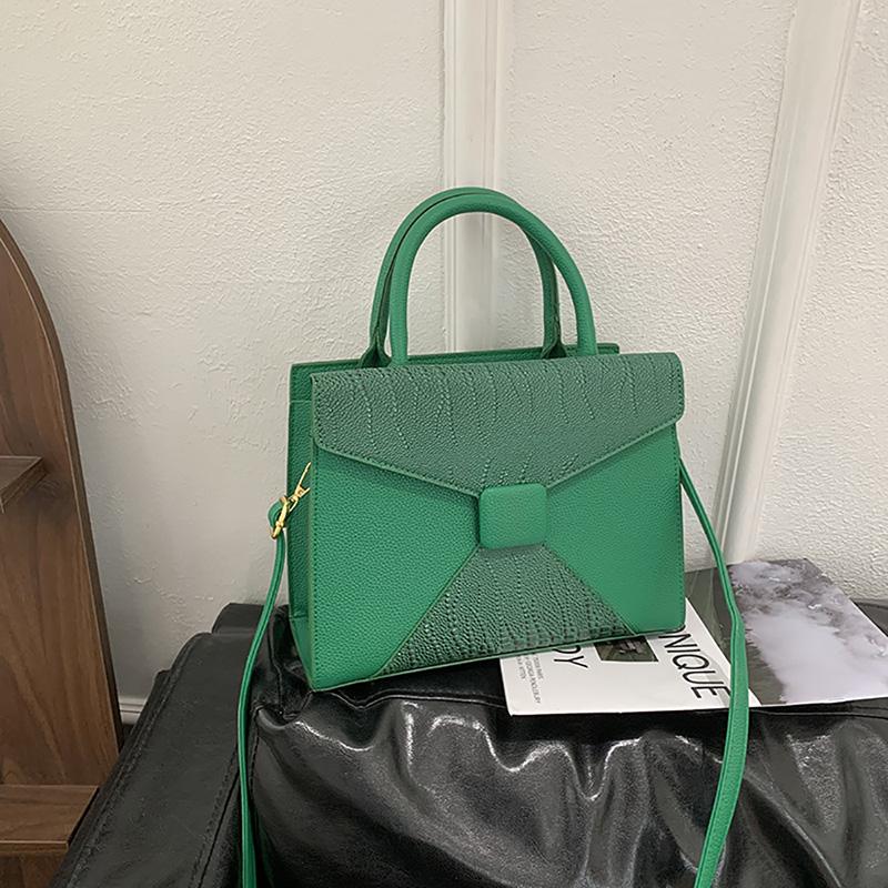 Fashion High-end Leather Texture Tote Bag Design Sense Commute All-matching Light Luxury Shoulder Bag Women's Pop Crossbody Bag