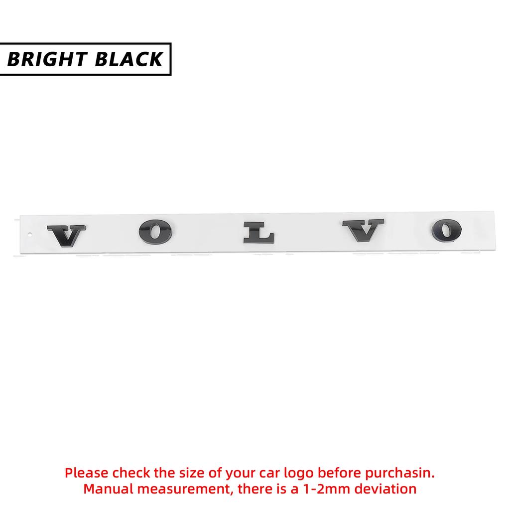 Per Volvo Rdesign T2 T3 T4 T5 T6 T7 T8 S90 XC90 S60 XC40 S90 S80L XC40 ABS 3D Lettere Emblema Adesivo per Bagagliaio Auto Accessorio