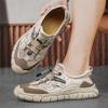 Retro-Stil Herren Outdoor Wanderschuhe Robuste wasserdichte Trekking Sneakers Rutschfeste Sohle Turnschuhe Männliche Berg Reiseschuhe