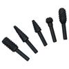 5pcs Black Finish Rotary Drill Bits Set High Carbon Steel Twist Drill Bits Set  Wood Carving