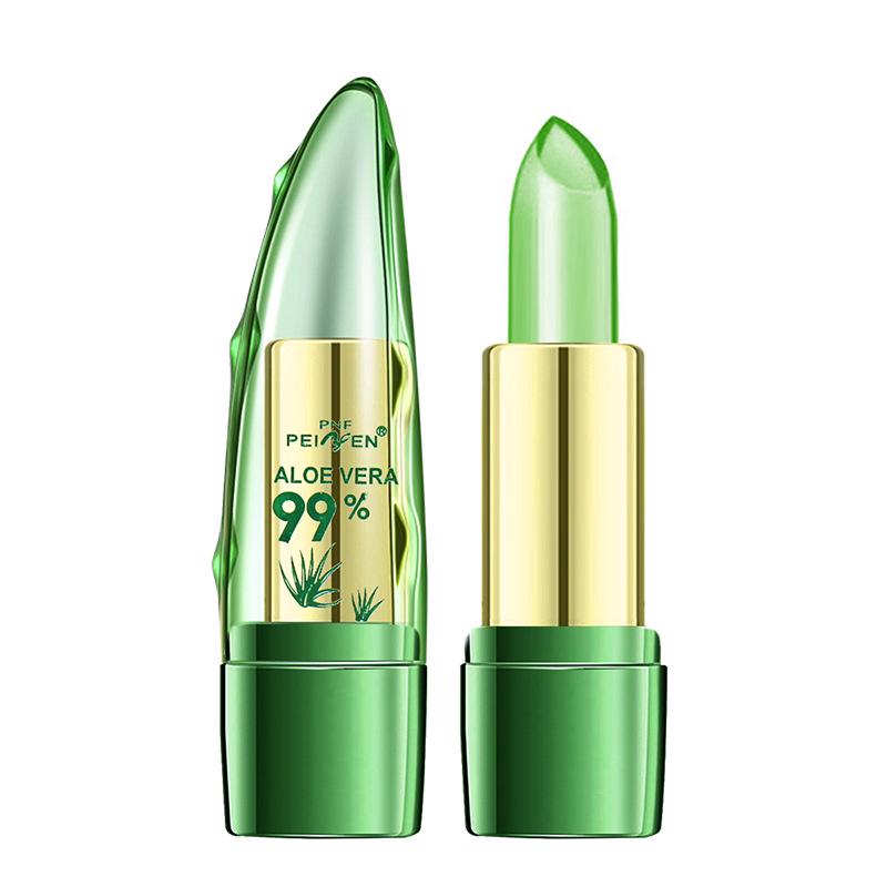 Aloe Vera Long-lasting Moisturizing Jelly Lipstick - Non-transfer, Waterproof, Nourishing, Non-stick. 3.5g