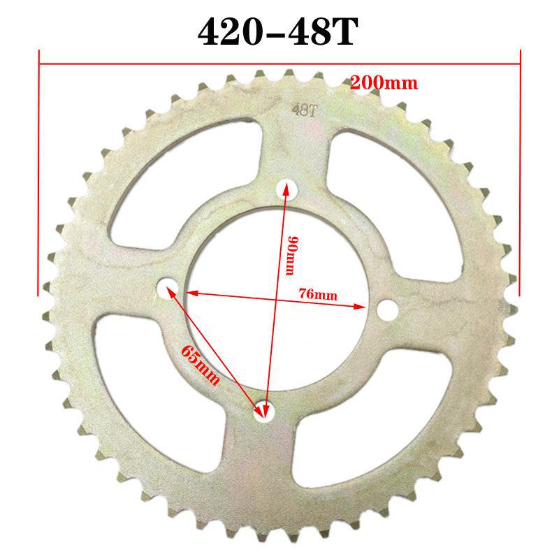 Xiaogaosai Off-Road Motorcycle Rear Sprocket In 420#, 428#, 48T, 37T, 41T Sizes