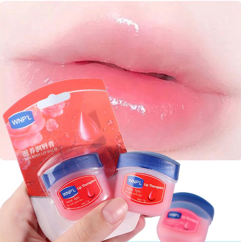 Vaseline Lip Balm Rosy Lips Cocoa Butter Creme Natural Nourishing Plant Lip Cream Clear Moisturizing Hydrating Lips Care Non Sticky Fade Lip Lines