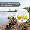 60PCS Bright Color Fly Fishing Floats Lightweight Fishing Bobbers Fishing Floats  For Fishing