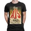 Motorcycles UK Poster Novelty Graphic 100% Cotton T-Shirt AJS Tops Tees For Men