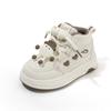 Children’s Sneakers, Spring/Autumn Girls’ White Cartoon High-Top Shoes, Boys’ Casual Skate Shoes, Soft-Soled Baby Shoes