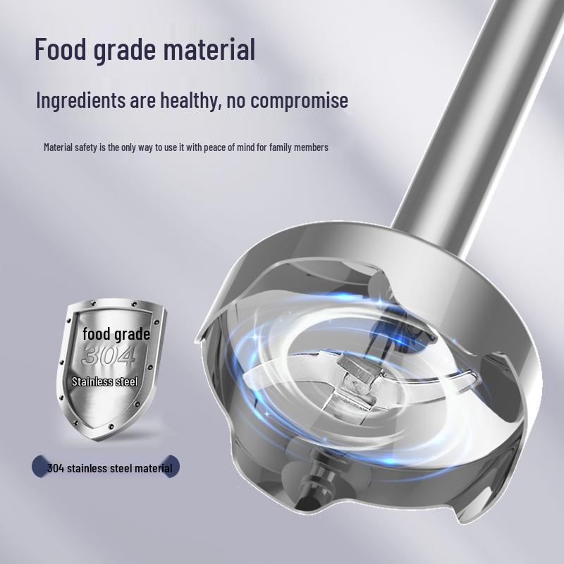 Orlanda Wireless Multifunctional Handheld Immersion Blender for Baby & Home Use