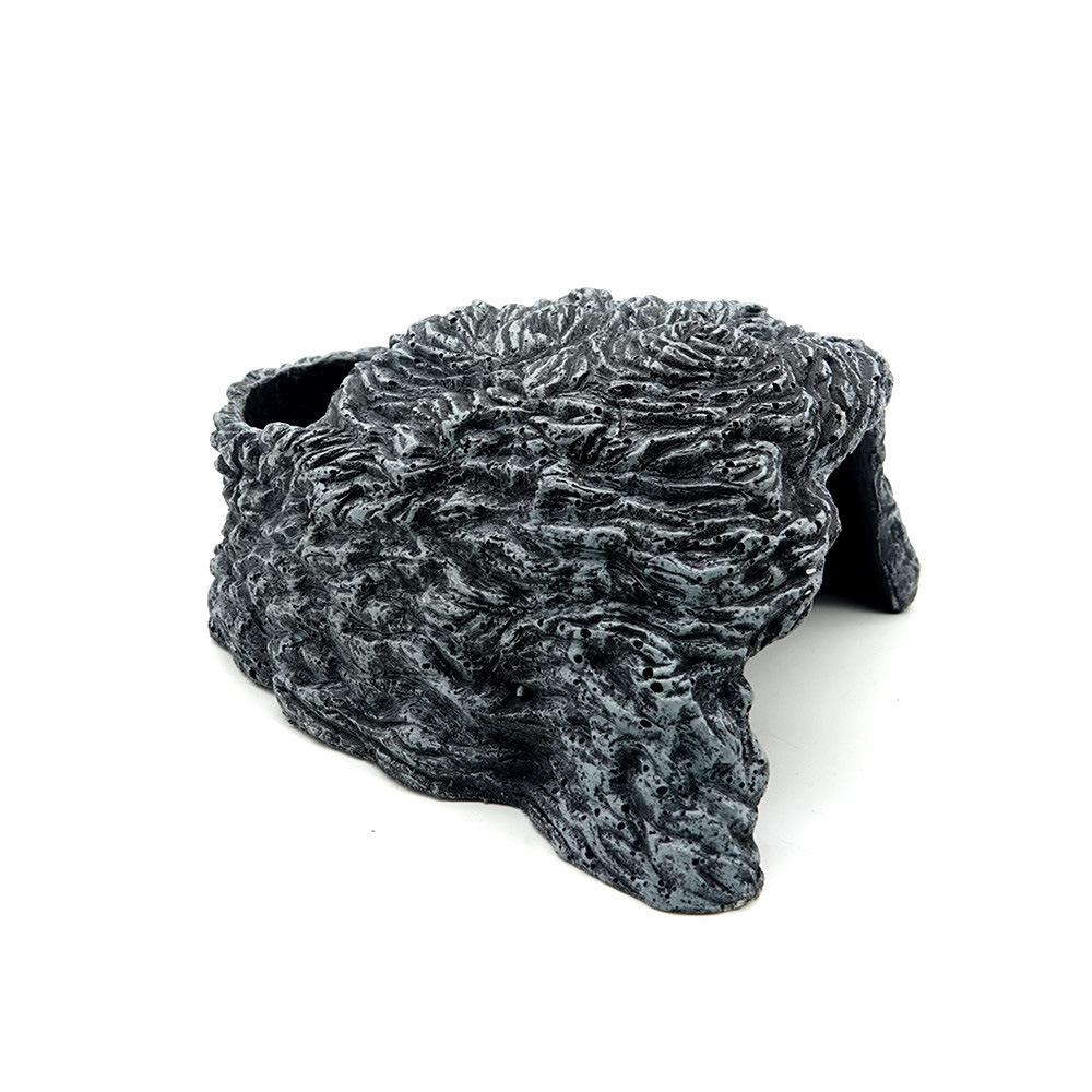 Reptile Hideout Cave, Resin Rock Hides Habitat, Fish Tank Landscape Decor, Fish Shrimp Shelter, Aquarium Ornaments For Lizards Turtles Tortoise