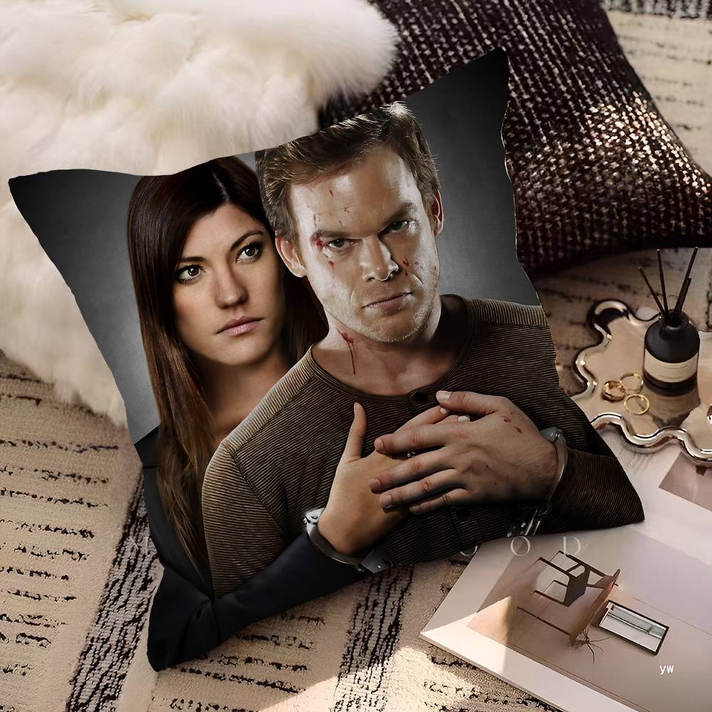 

Dexter Poster American Classic 45*45cm Cushion Cover Pillow Cover Decor Pillowcase Home Pillowcase For Couch Pillow 30cmx30cm