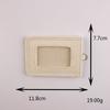 Fashion Canvas ID Badge Card Holder Card Storage Solid Color Card Holder Case Multi-Functional Credit Card Holder Work ID