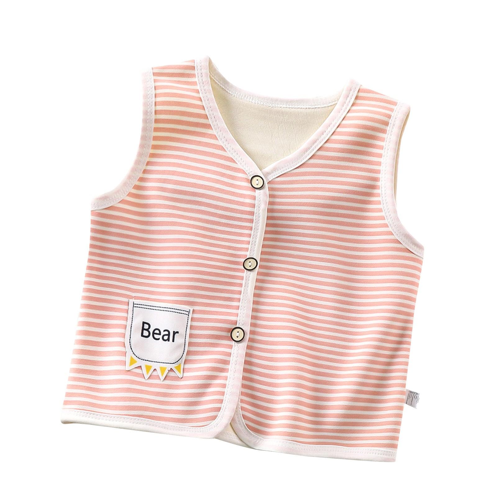 

Зимний детский жилет без рукавов нижняя верхняя одежда жилеты 90 розовый