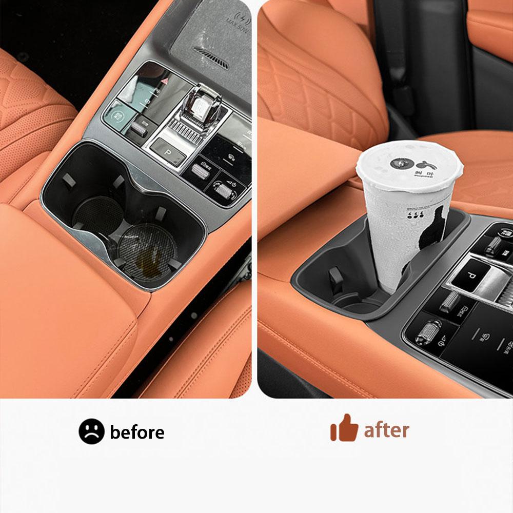 For BYD Sea Lion 07 EV Central Control Water Cup Holder Storage Silicone Cover Iimiter Beverage Cup Mat Interior Accessories