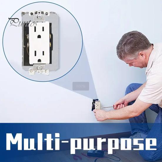 Electrical Boxes Repair Spacers 5/10/15/20/30Pcs Wall Plate for Outlets, Galvanized Metal Device Leveling Plates Flush Fit Loose or Recessed