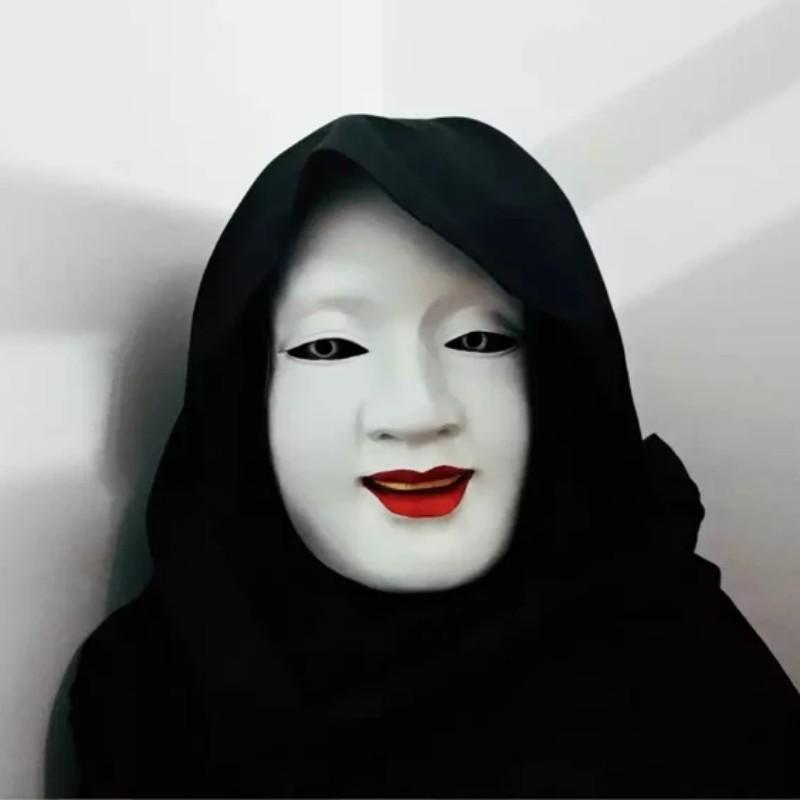 Horror Cosplay Anime Halloween Maska Japońska Opera Noh Kostium Huoying Tang Monk Maska Sun Jilang Maska Prajna Leech Maski Wydarzenie Impreza