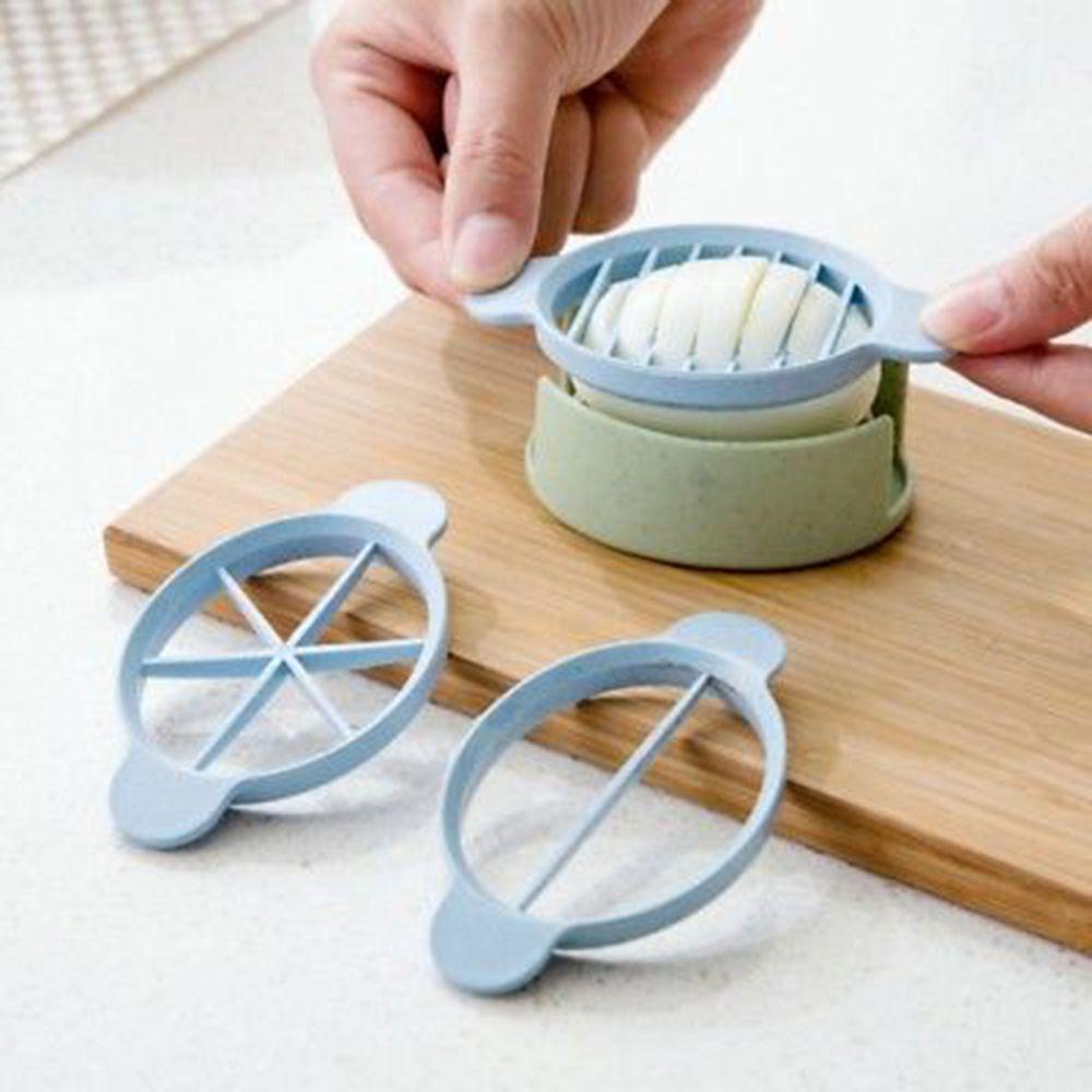 Multi-function Egg Cutter Wheat Straw Egg Split Device Tools Kitchen Egg Cutting Cooking Tool