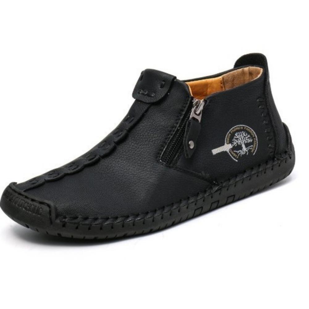 Handmade Leather Boots for Men Casual Outdoor Shoes Mens Handcrafted Boots Leather Shoes