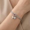 Love Heart Cross Knot Bracelet for Mother Day Gift