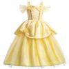 Little Girl Cinderella Dress Rapunzel Belle Halloween Costume Kid Birthday Party Christmas Fancy Evening Dress 2-10 Years