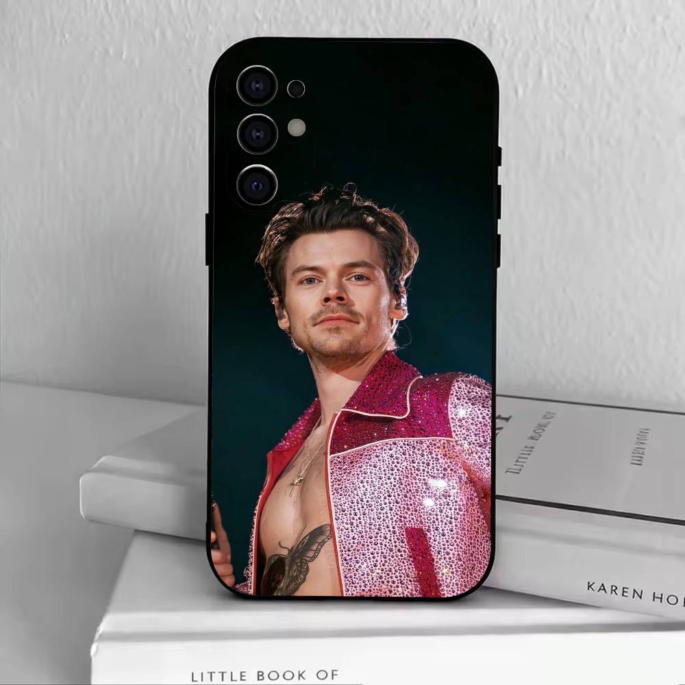 

D-H-HaRRy Music Styles Phone Case Black Silicone Soft For Samsung S25,S24,S21,S22,S23,S30,Ultra,S20,Plus,Fe,Lite Samsung S22plus5G