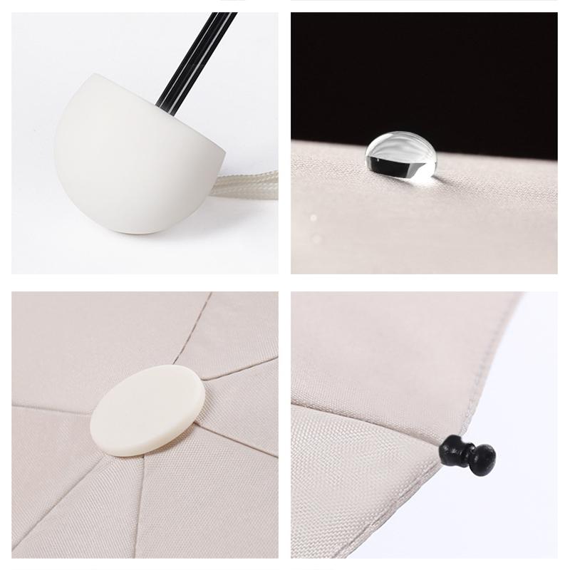 Dáždnik s mini kapsulou Svetlý Sunny Daždivý Dáždnik Ženy Anti-UV slnečník Dáždnik vrecko na opaľovací krém Dáždnik Prenosný Paraguas