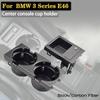 Car Center Console Water Cup Holder Beverage Bottle Holder Coin Tray For Bmw 3 Series E46 318I 320I 98-06 51168217953 Black