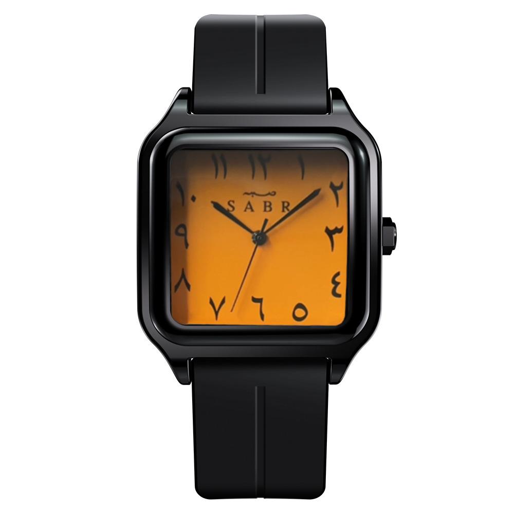 S abr linked list metal quartz watch pointer watch card home silicone magnetic strap sub-wrist high-end watch