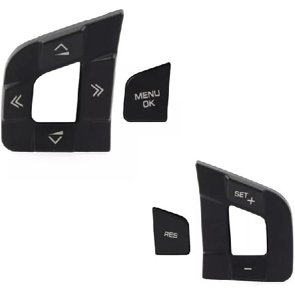 Auto parts Car Steering Wheel Multi Function Switch Button For Land-Rover For Discovery Sport For Jaguar XE XF 2015-2019(Black-left)