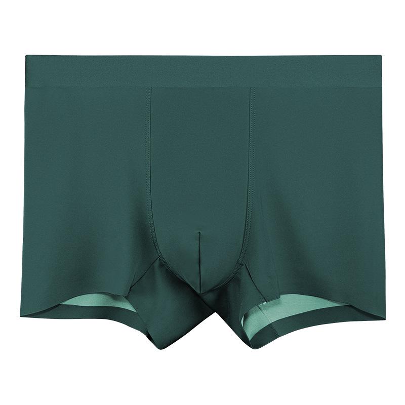 Men's 100% Modal Seamless Boxer Briefs with Silk Inner Crotch - Ultra Comfortable.