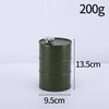 1 Stück Outdoor Kreativer Camping Weinkrug 304 Edelstahl Zylindrischer Weinkrug 750ml Benzin- und Diesel Fass Weinkrug