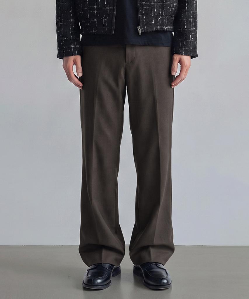 P.IN.O Wave Semi-Flare Slacks - Brown