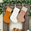 New Plush Christmas Stockings for Candy and Gifts - Christmas Tree Pendant