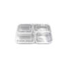 850ml 4-Compartment Disposable Food Containers with Lids