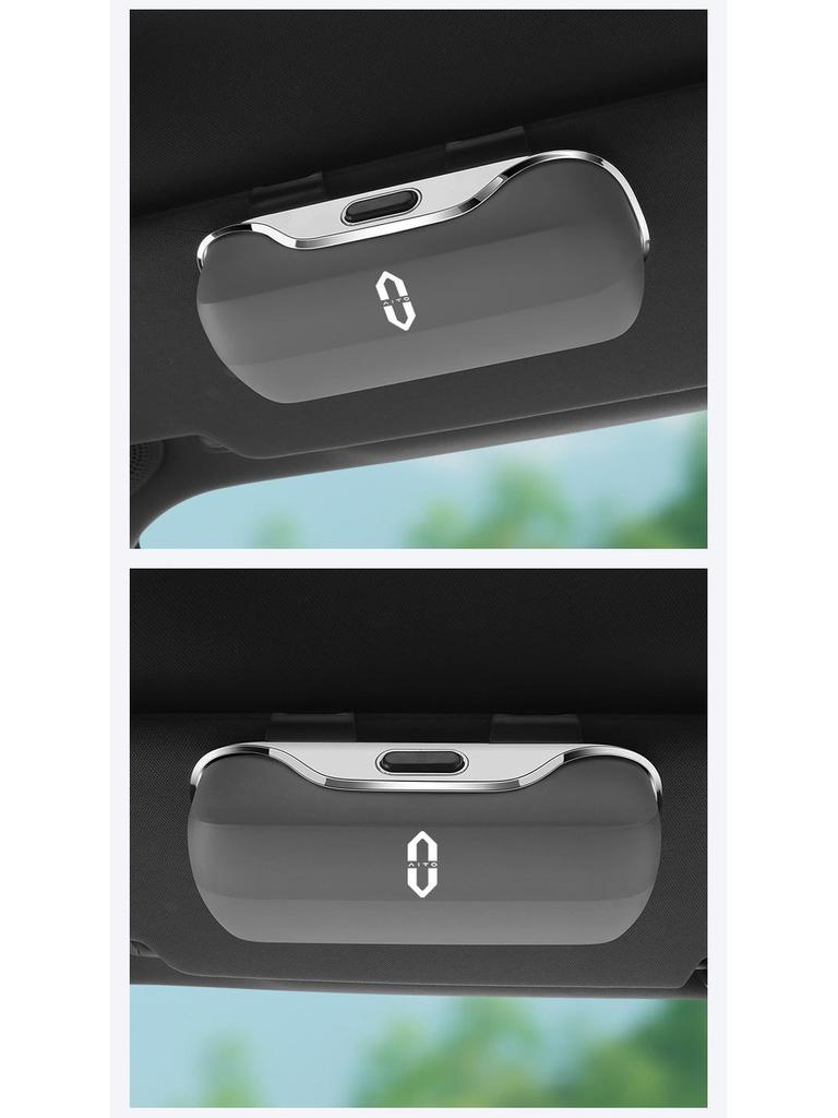 Wenjie M7 Glasses Case & Car Sun Visor Clips for M9/M5 - Sunglasses Holder & Storage