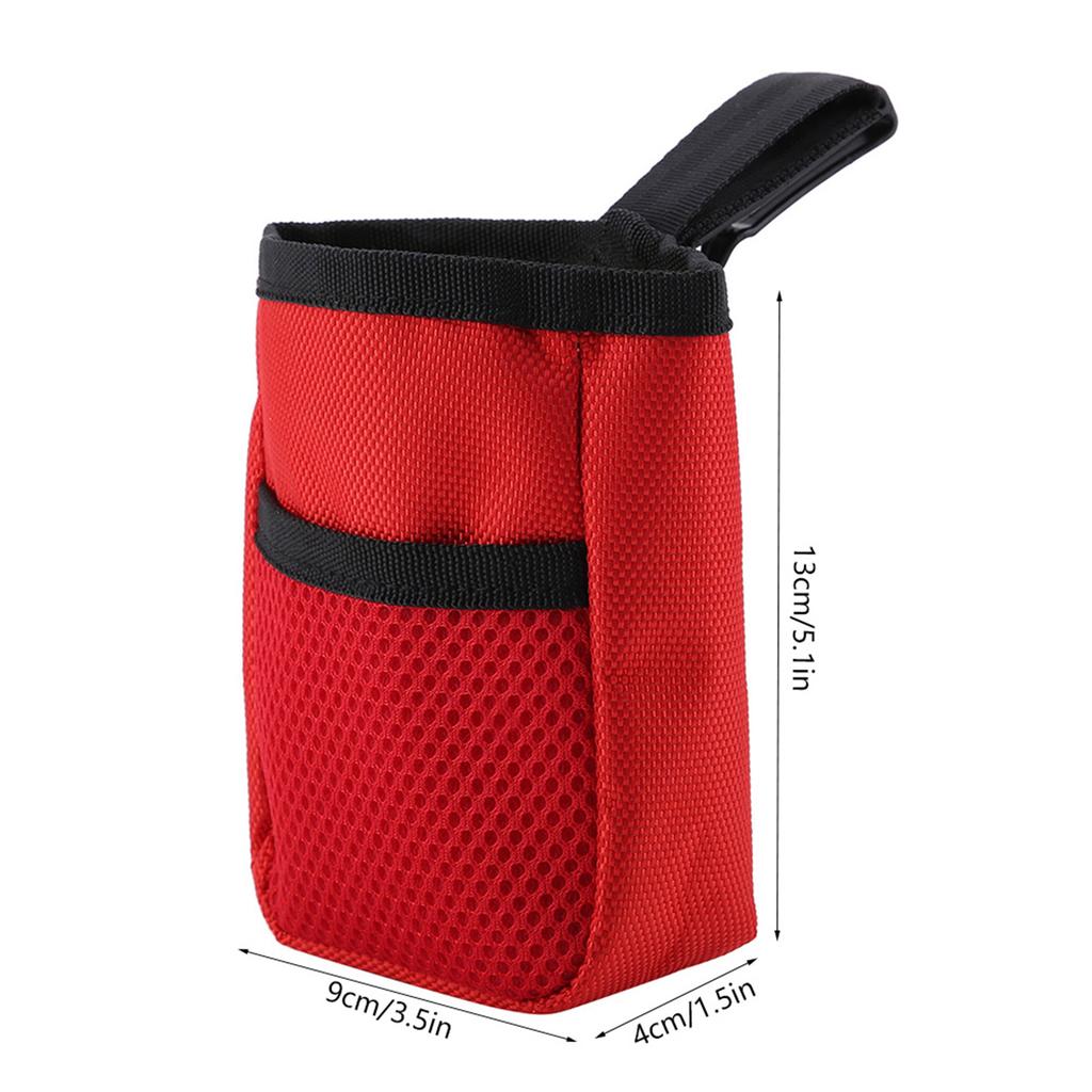 Pet Food Treat Bag Snack Training Obedience Waist Pouch Multifunctional Portable Supplies Red