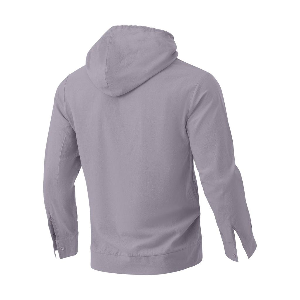 Men's Outdoor Casual Linen Hooded Sweatshirt
