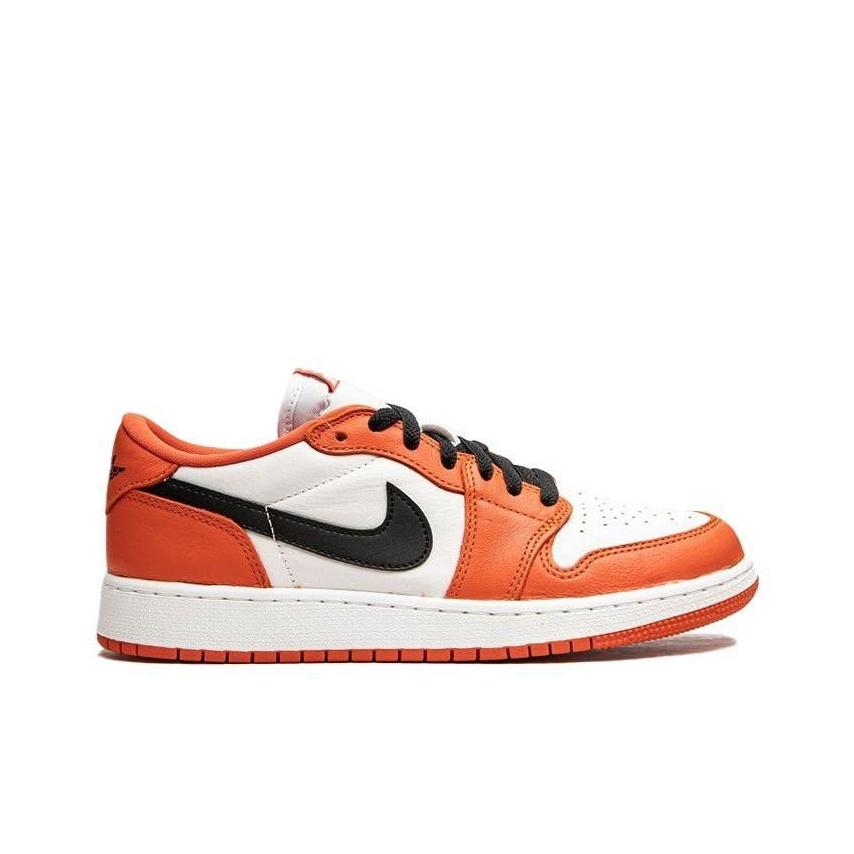 Air Jordan 1 Retro Low OG GS Starfish Dětské tenisky Oranžové Bílé Černé CZ0858-801