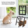 Mosquito Proof Security Flap Gate Plastic Sliding Door Screen Cat Door Hole  For Small Medium Pets