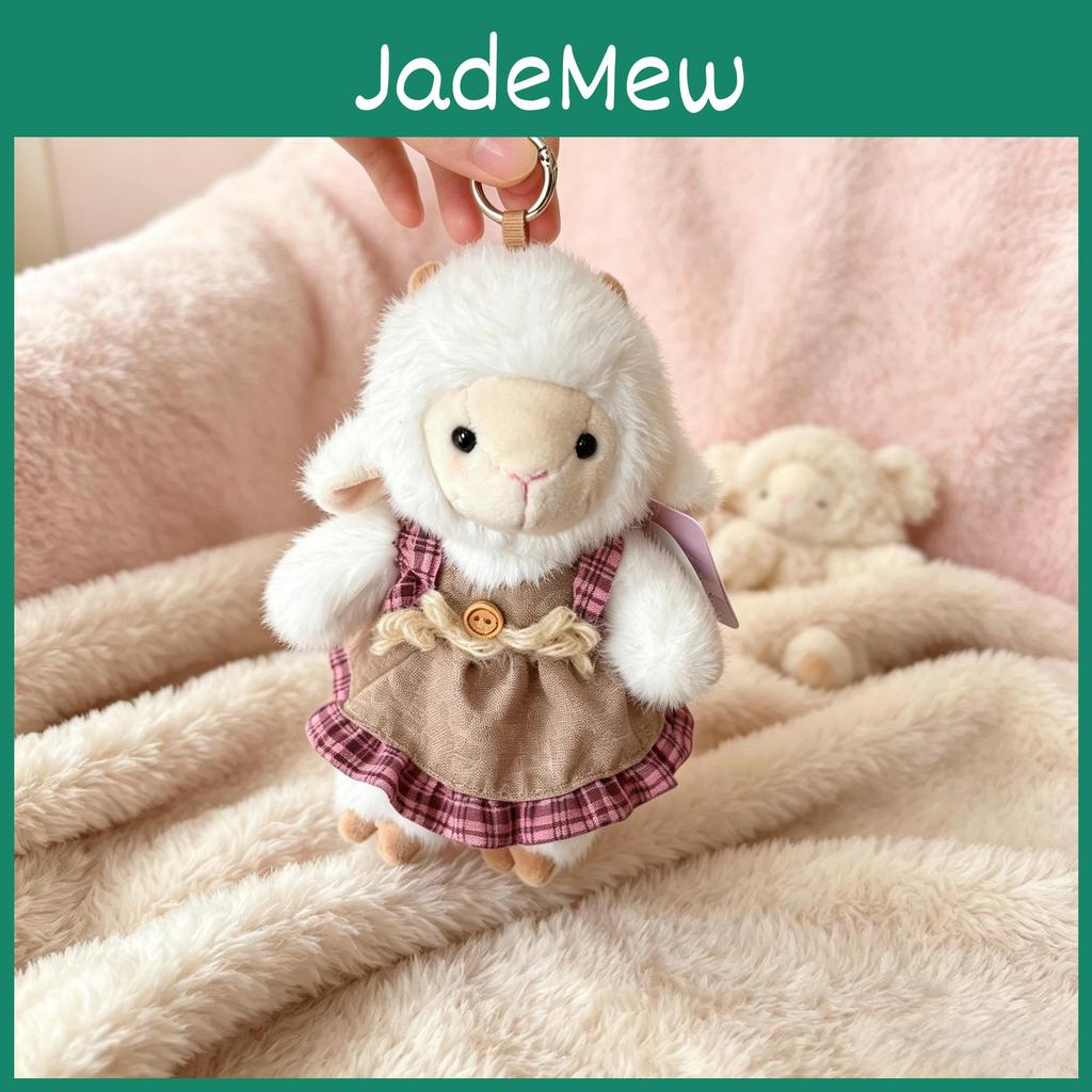 Plush Sheep Keychain With Soft Polyester Filling For Girls Gift And Bag Decor