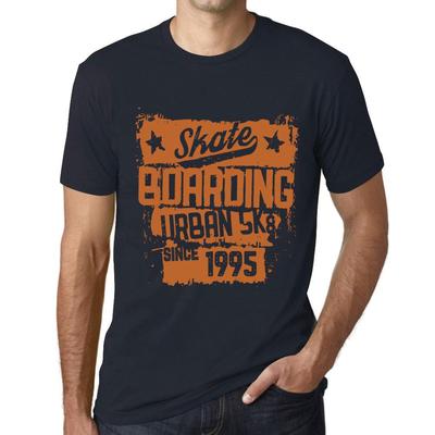 Pánske Vintage Tričko Grafické Tričko Mestské Skate Od roku 1995 Námornícka Modrá