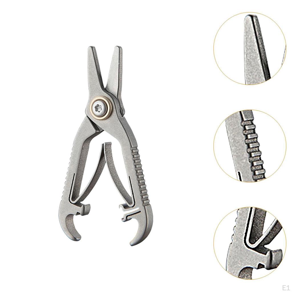 Titanium Alloy Nose Hair Scissors Mini Manual Beard Trimmer Eyebrow Trimming