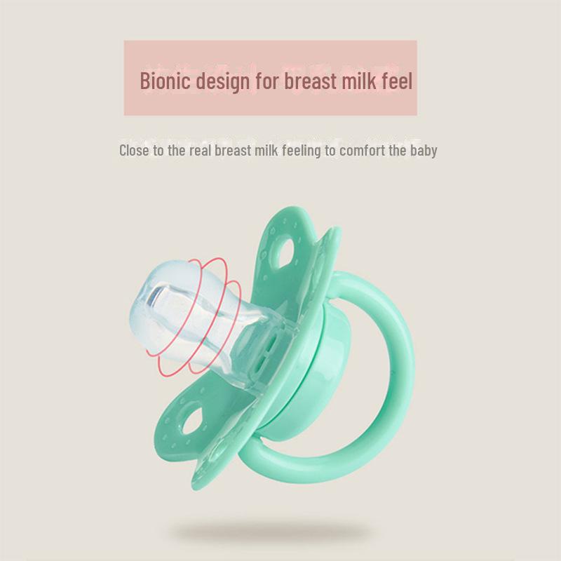 Biqin Butterfly Soft Silicone Sleeping Pacifier for 0-6 Months