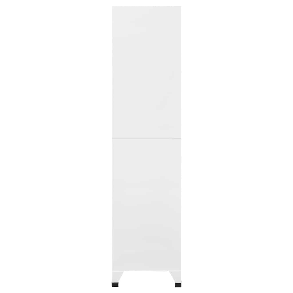 Szafka Zamykana Na Klucz, Jasno- I Ciemnoszara, 90X40X180 Cm