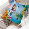 Curious G-George Cartoon Lucky Dragon Pillow Cover Sofa Cushion Cover Home Room Decoration Children Gift