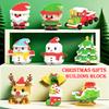 Weihnachtsgeschenke Mikro-Baustein-Serie Weihnachtsmann Rentier Puzzle Zusammenbau Steine Tischdekoration Spielzeug Kinder
