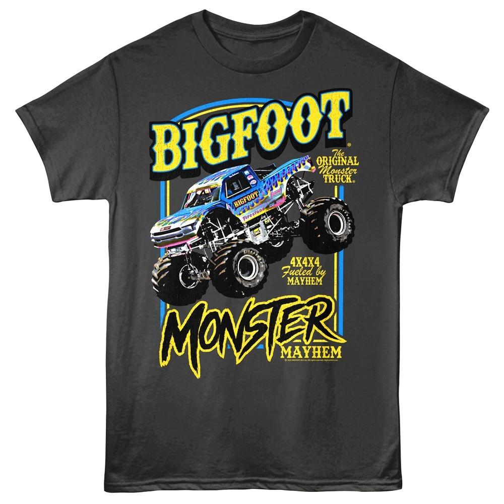 Bigfoot Monster Mayhem Men T Shirt XL