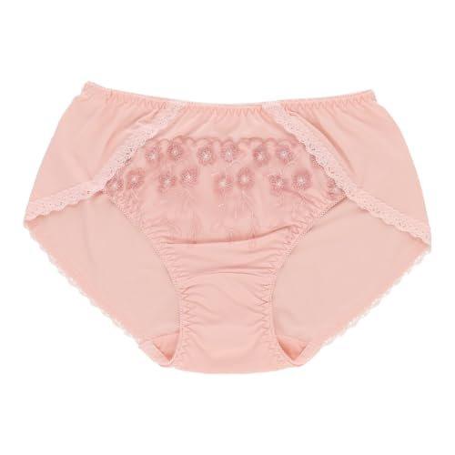 ATSUGI E-select Soft and Comfortable Pair Panties Lace Sheer Briefs 84373AS Soft Coral L