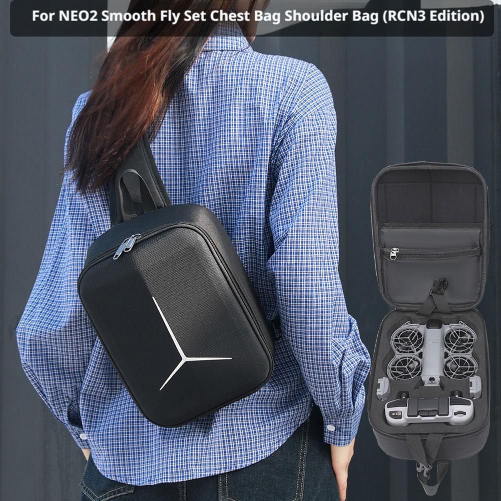 For DJI Neo2/RC N3 Professional Storage Bag High-capacity Crossbody Bag Shoulder Bag Travel Outdoors Portable Carrying Case